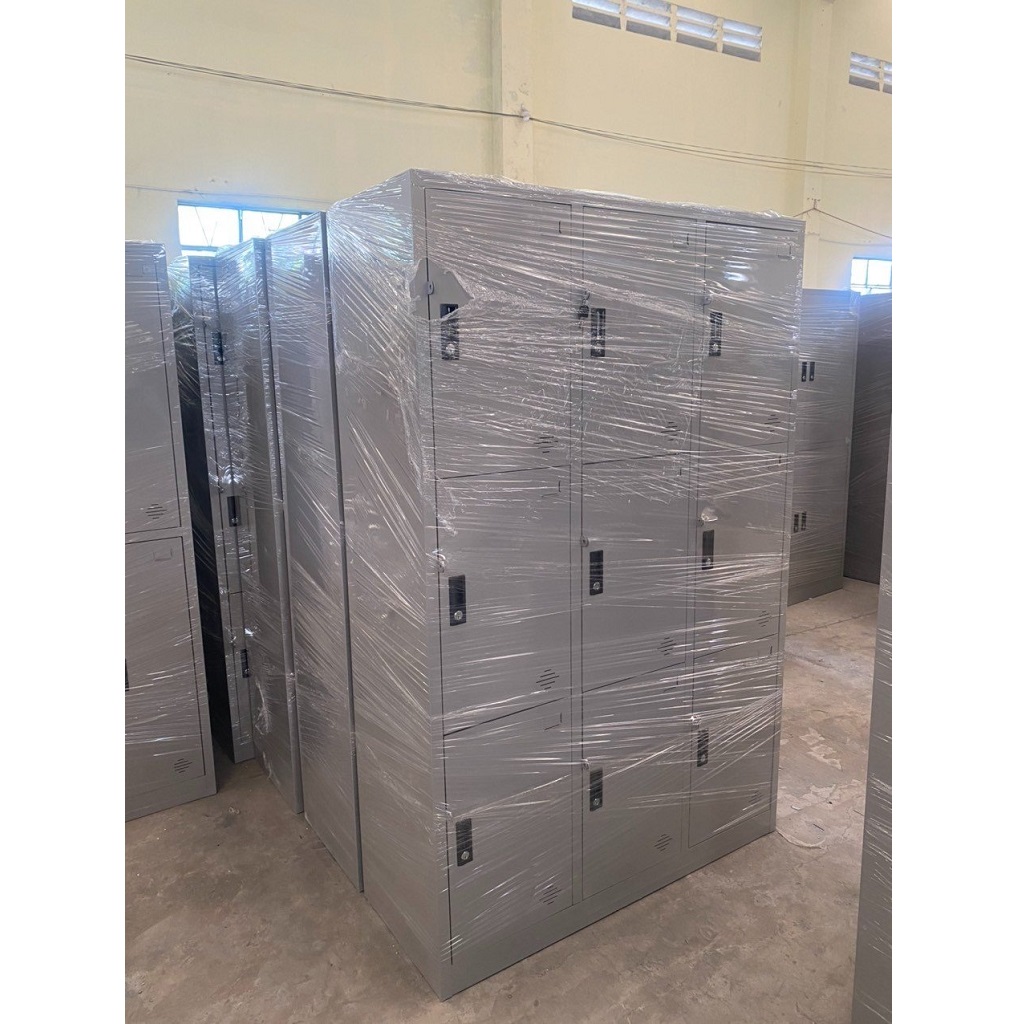 Tủ locker hàn liền 9 ngăn